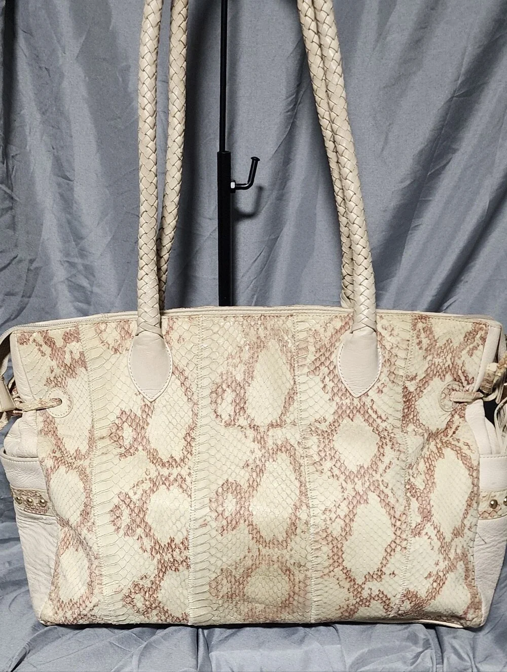 Chi Falchi Limited Edition Snakeskin Leather  Hobo Shoulderbag Purse